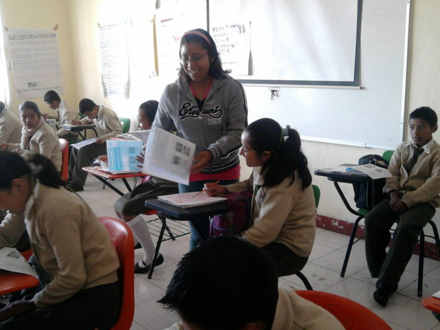 PROFRA. EDITH PERALTA MENDEZ, APLICADORA DE LA PRUEBA DE ENLACE 1º GRADO.