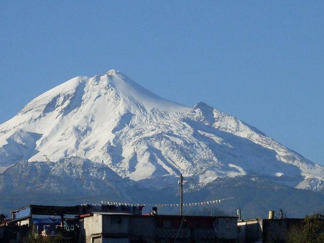 IMAGEN ESPECTACULAR DEL PICO DE ORIZABA, FOTOGRAFIA PROFRA. ELOINA HERNANDEZ GOMEZ