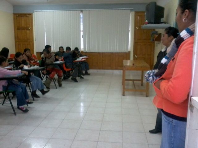 Primer día de clases durante el Progrma Escuela Siempre Abierta 2010.